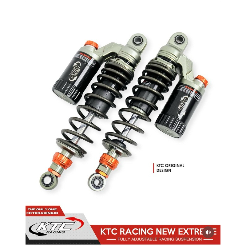 SHOCKBREAKER SHOCK KTC EXTREME RX KING TIGER MEGA PRO CB 150 BEBEK UK 320 DAN 340 BLACK HITAM SERIES