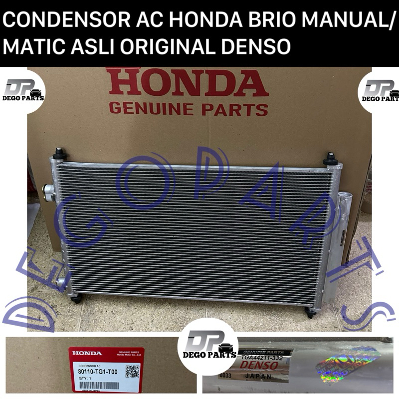 CONDENSOR KONDENSOR AC HONDA BRIO ASLI ORIGINAL DENSO JAPAN
