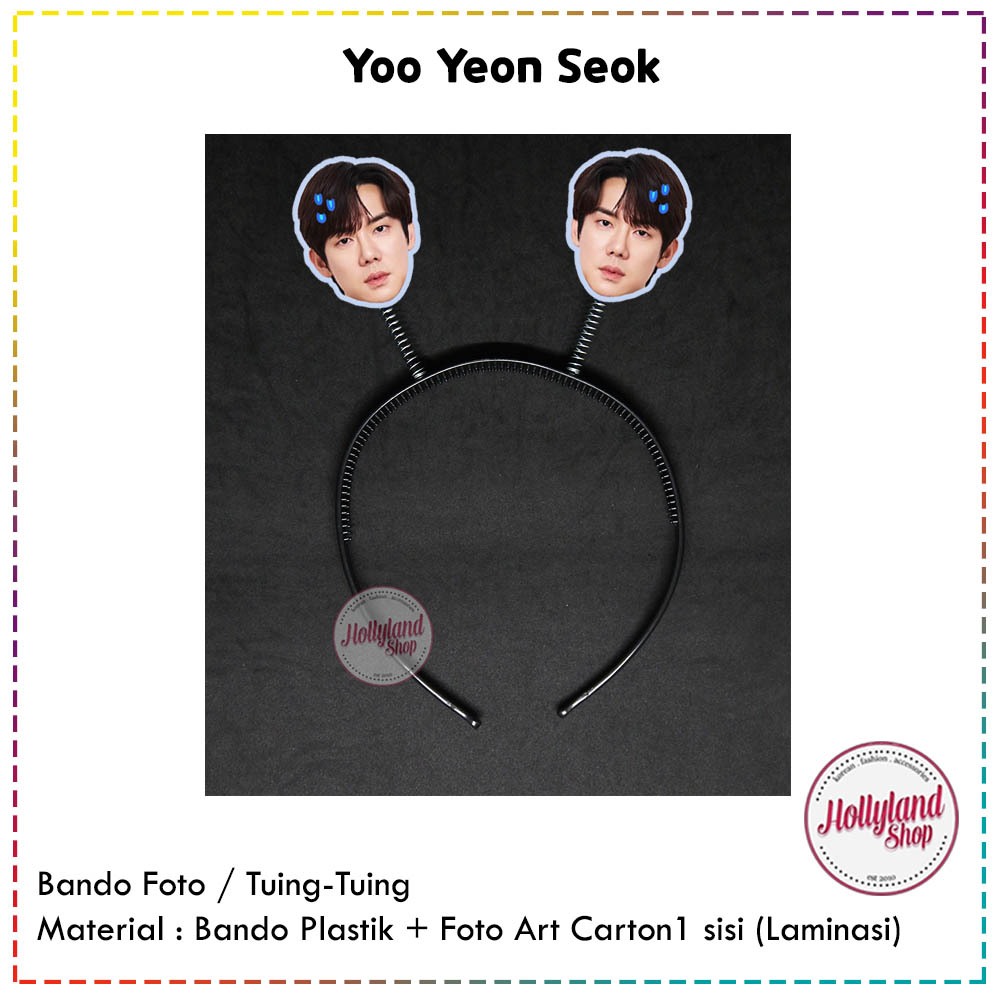 Bando Foto Tuing Tuing Konser Fan Meeting Kpop Yoo Yeon Seok unofficial