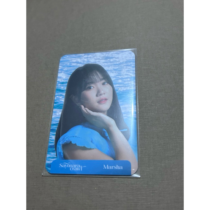 Photocard Marsha JKT48 Sayonara crawl