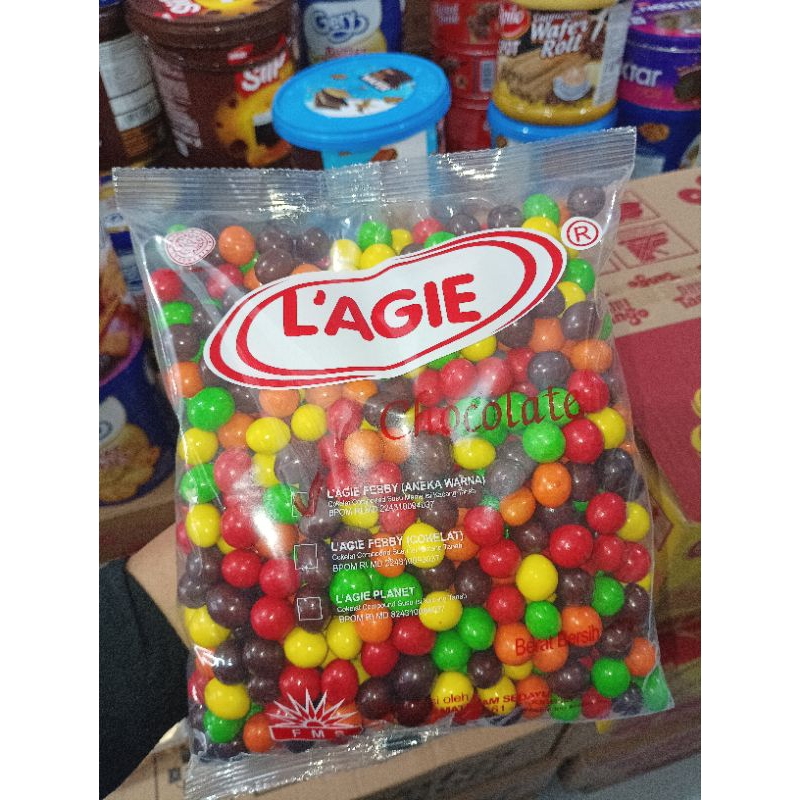 

L'AGIE FEBBY ANEKA WARNA 1KG ISI KACANG TANAH