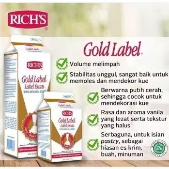 

[Whispers] RICH GOLD LABEL WHIPPING CREAM 500 GR