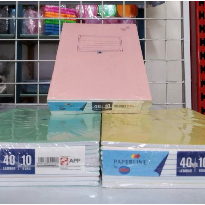 

Kode Atk - Buku Tulis Paperline / Buku Tulis Sekolah Kwarto Paperline Best Quality Per pak