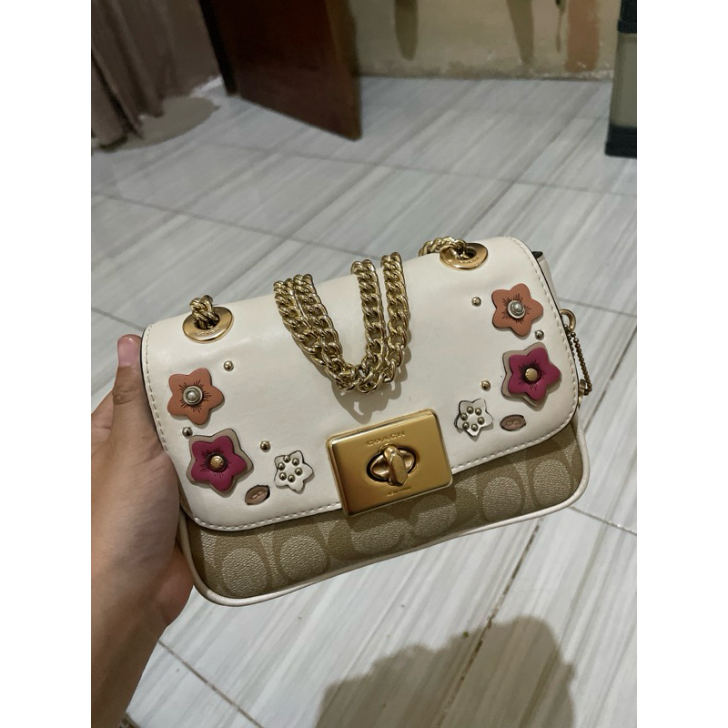 tas wanita coach signatur floral (preloved)