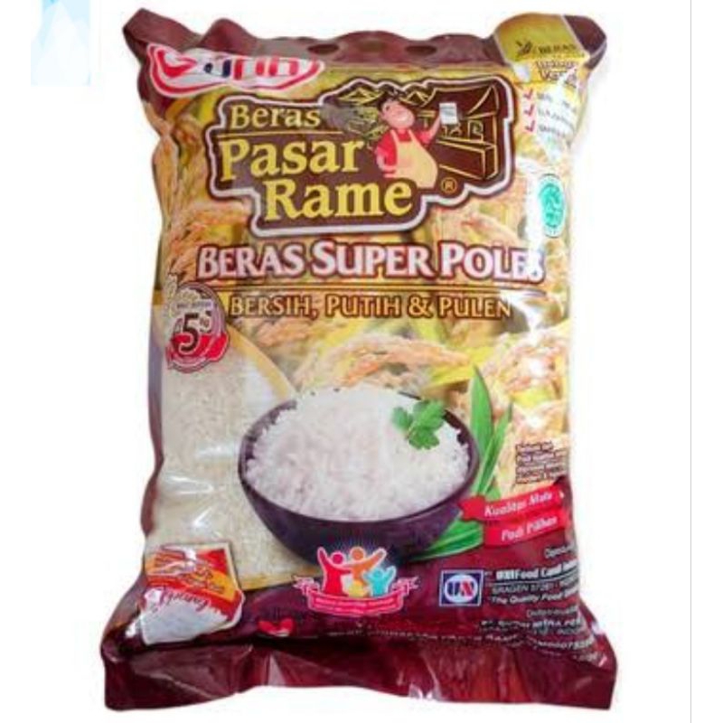 

GURIH PASAR RAME BERAS SUPER POLES KEMASAN 3KG PUTIH DAN BERSIH