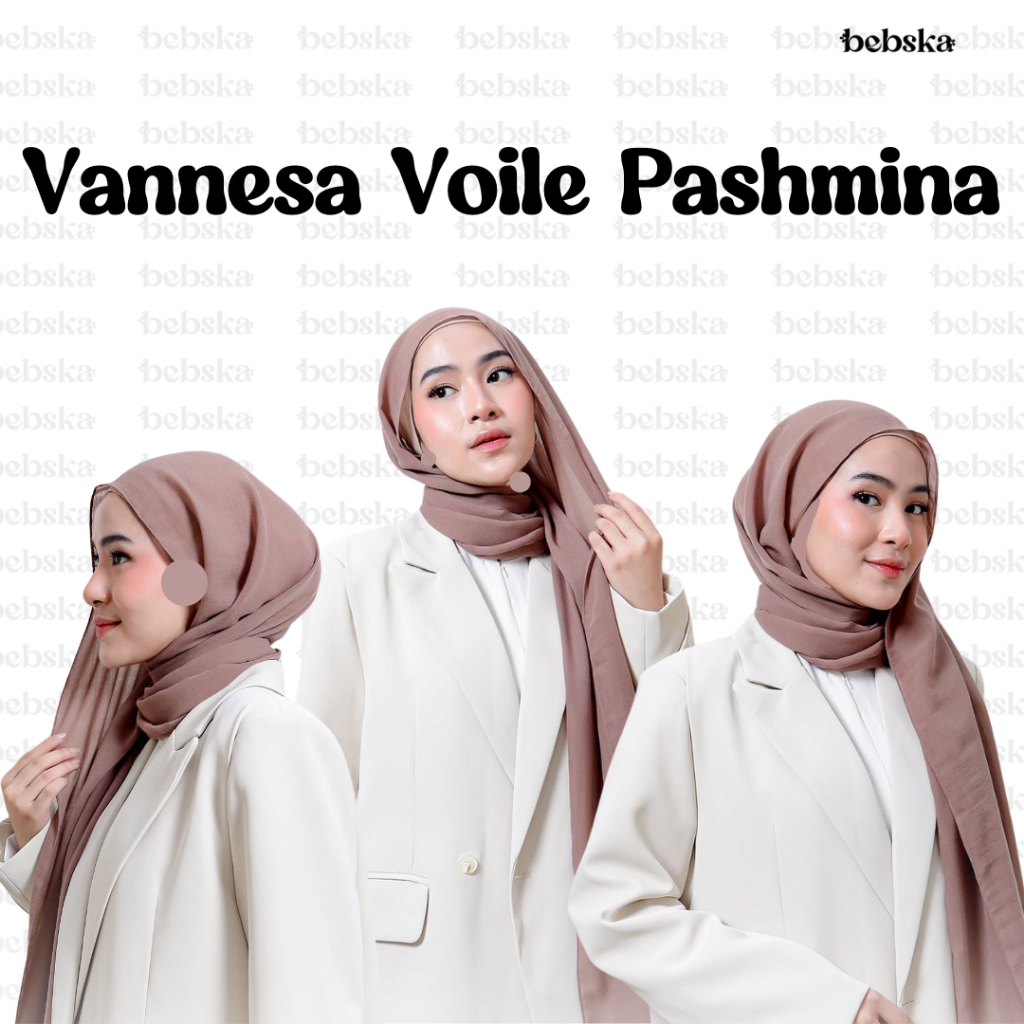 VANNESA VOILE PASHMINA - Pashmina Vannesa Voile - Pashmina Voile - Pashmina