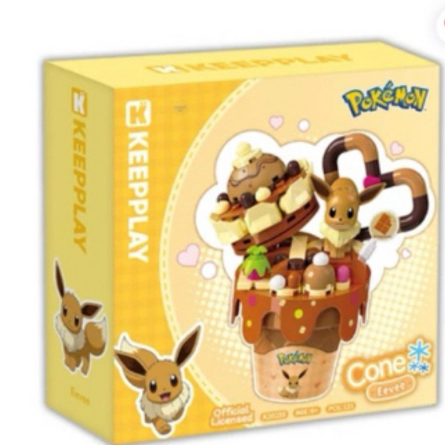 Keepplay Pokemon Eevee Cone Set 131 Pcs