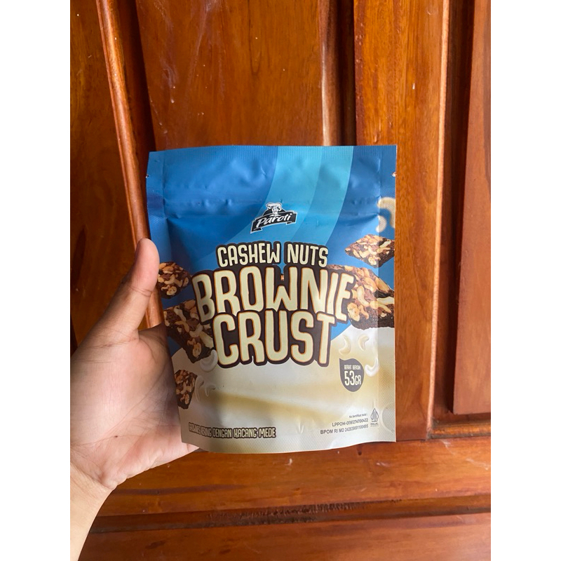 

Paroti Cashew Nuts Brownie Crust Brownies Kering Dengan Kacang Mede 53gr