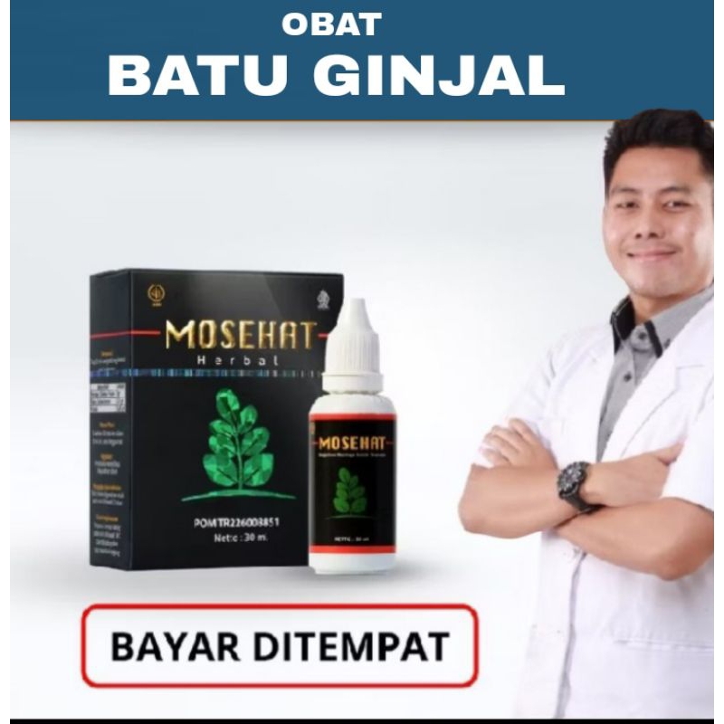 MOSEHAT Obat Batu Ginjal Peradangan Saluran Kemih Herbal Ampuh Original