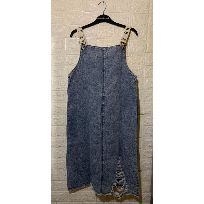 PRELOVED| OVERALL JEANS