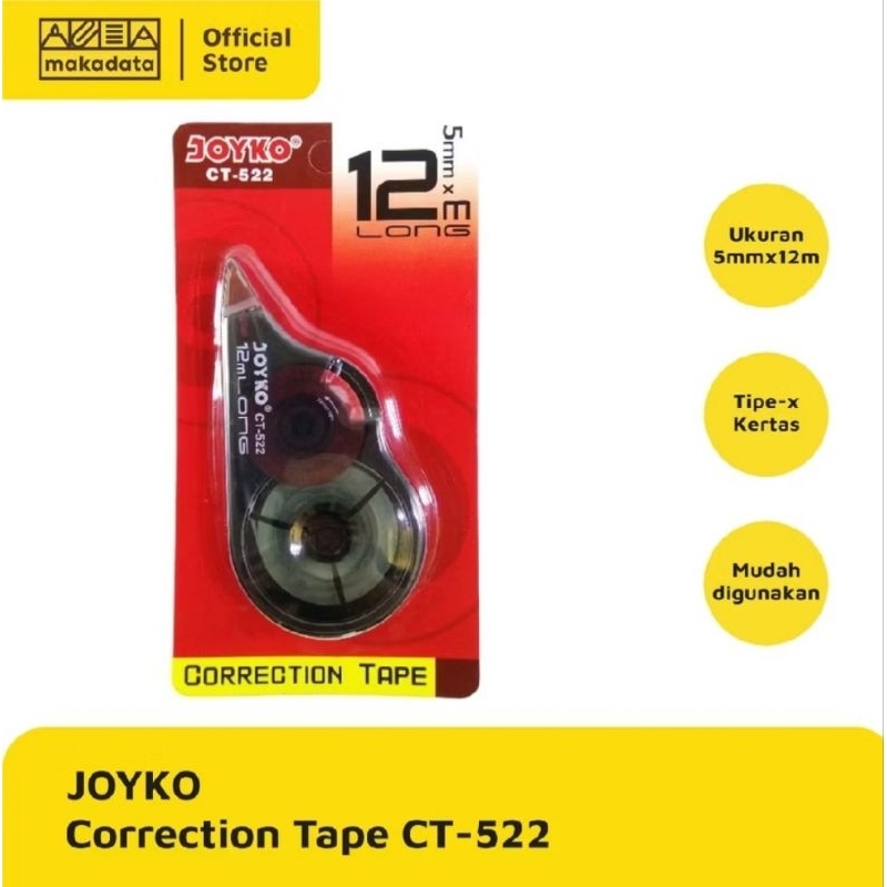 

TIP EX CT-522 JOYKO ( HARGA 1 PCS )