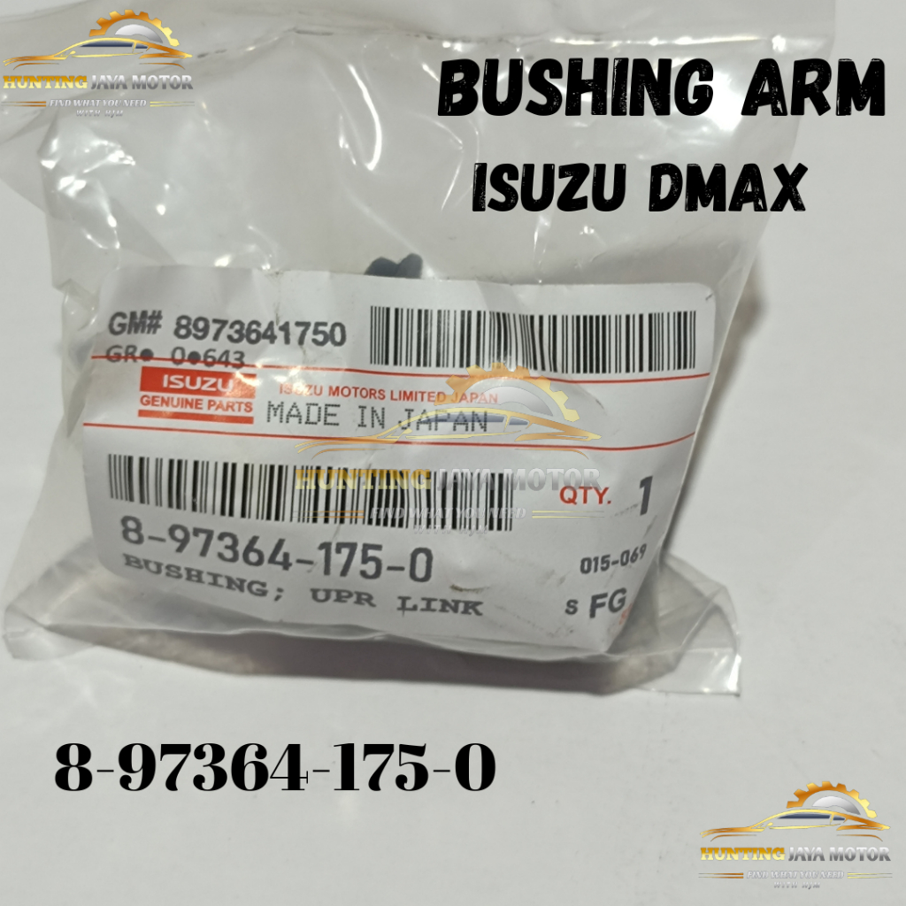 BUSHING ARM KARET BOS SAYAP ATAS BUSH ARM UPPER ISUZU DMAX D-MAX D MAX