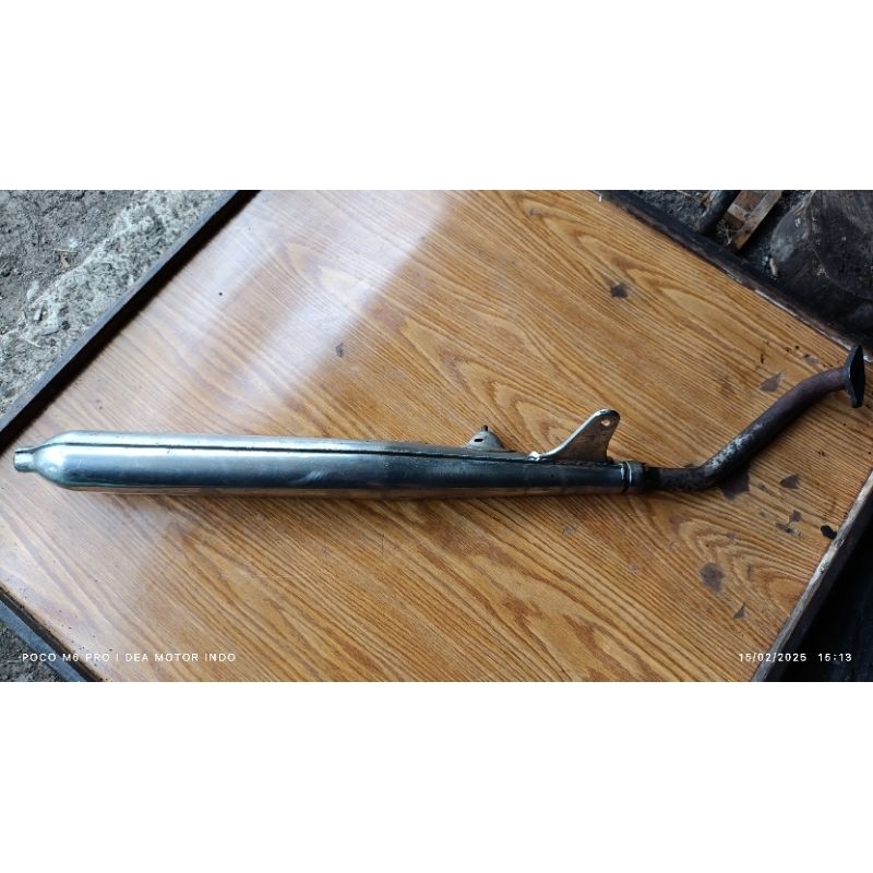 Knalpot Yamaha v80 original/mulus/suara cring/knalpot v80/knalpot v80 original