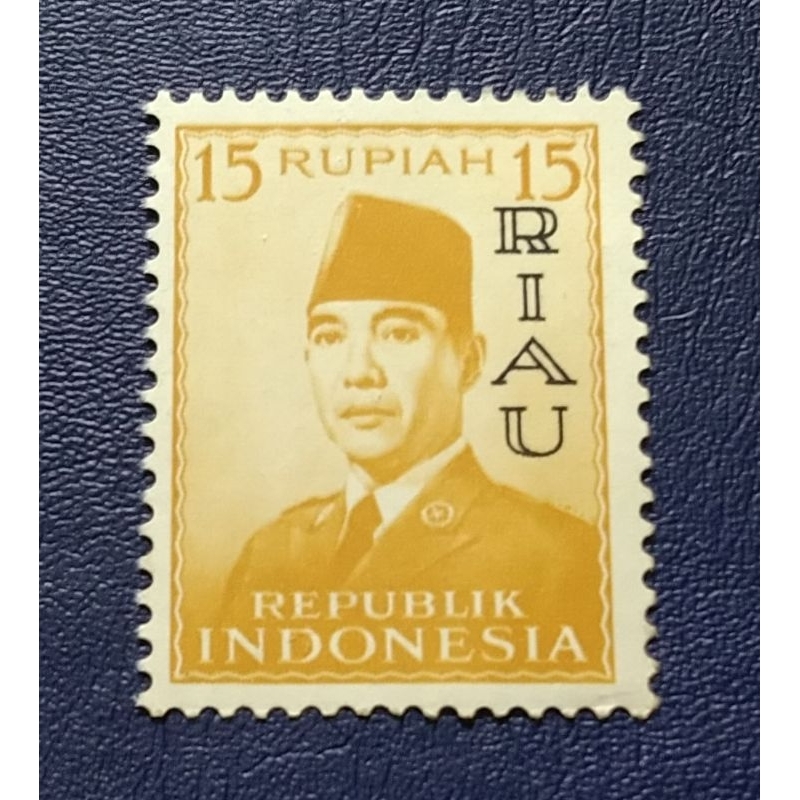 

Prangko Lawas RI Pres,Soekarno C.T. RIAU Type 111 Tahun 1960