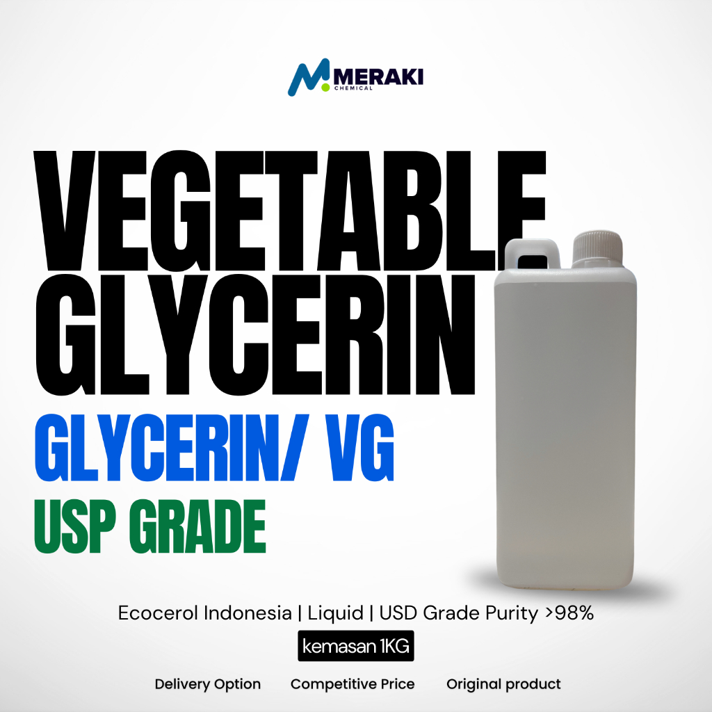 

Gliserin Glycerin VG USP Grade 1Kg