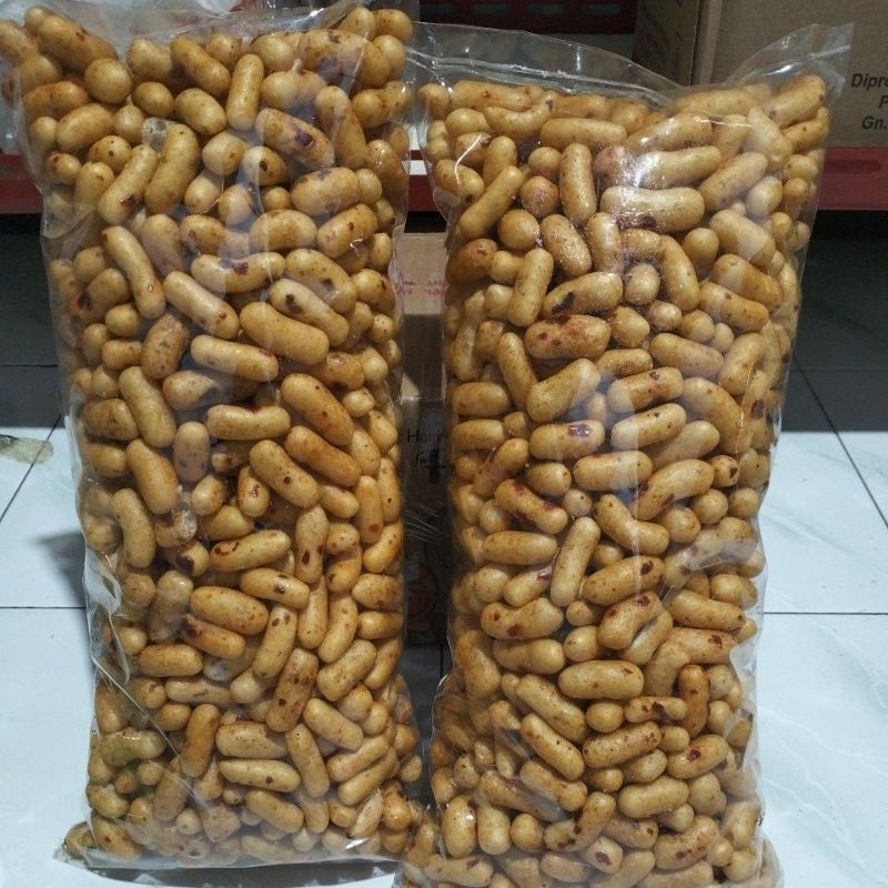 

KRUPOK IKAN TONGKOL PEDAS KEMASAN 500gr.ENAK MANTUL.