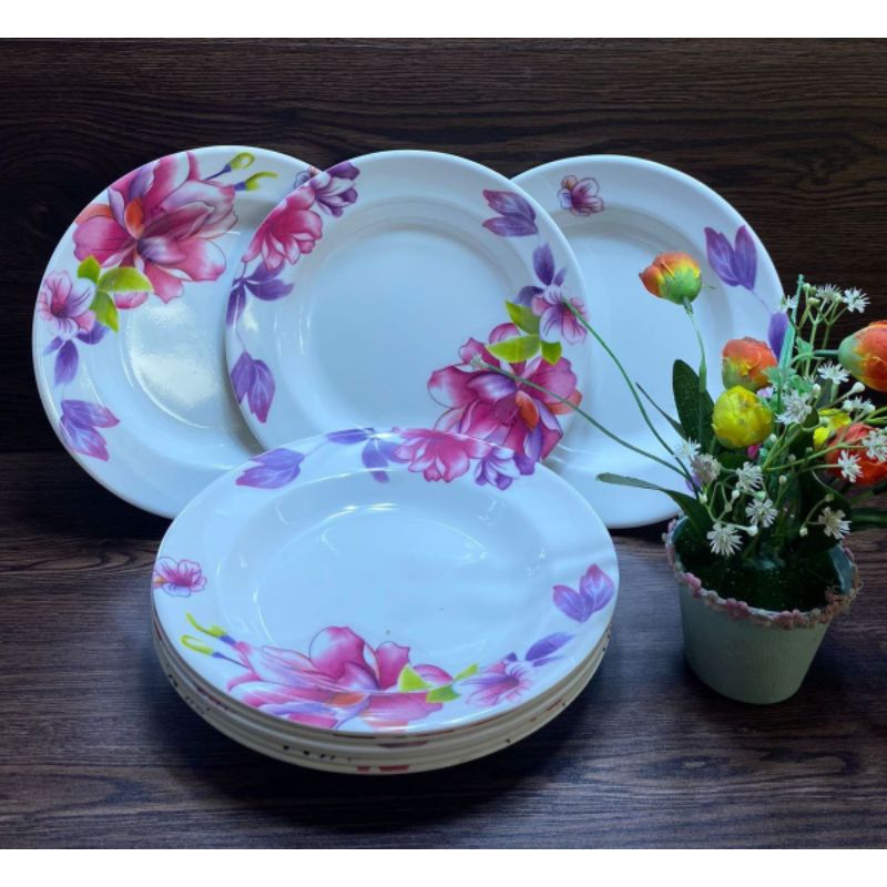 piring melamin/piring makan plastik cantik