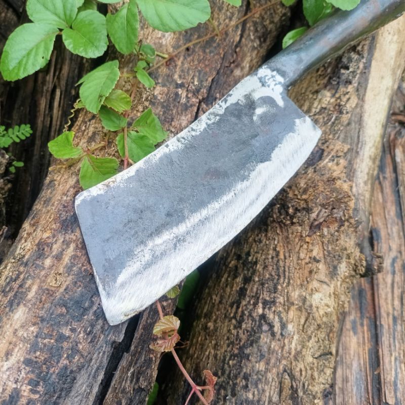New Knife Meat Bahan Baja Per Asli - Pisau Baja Per spesial Cacah Daging - Pisau Kotak Baja Per - Promo Pisau Perlengkapan hewan qurban