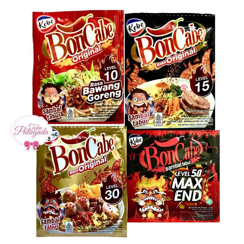 

SALE ORI - 4 pcs Bon Cabe Sachet Refill Level 10 15 30 Max End