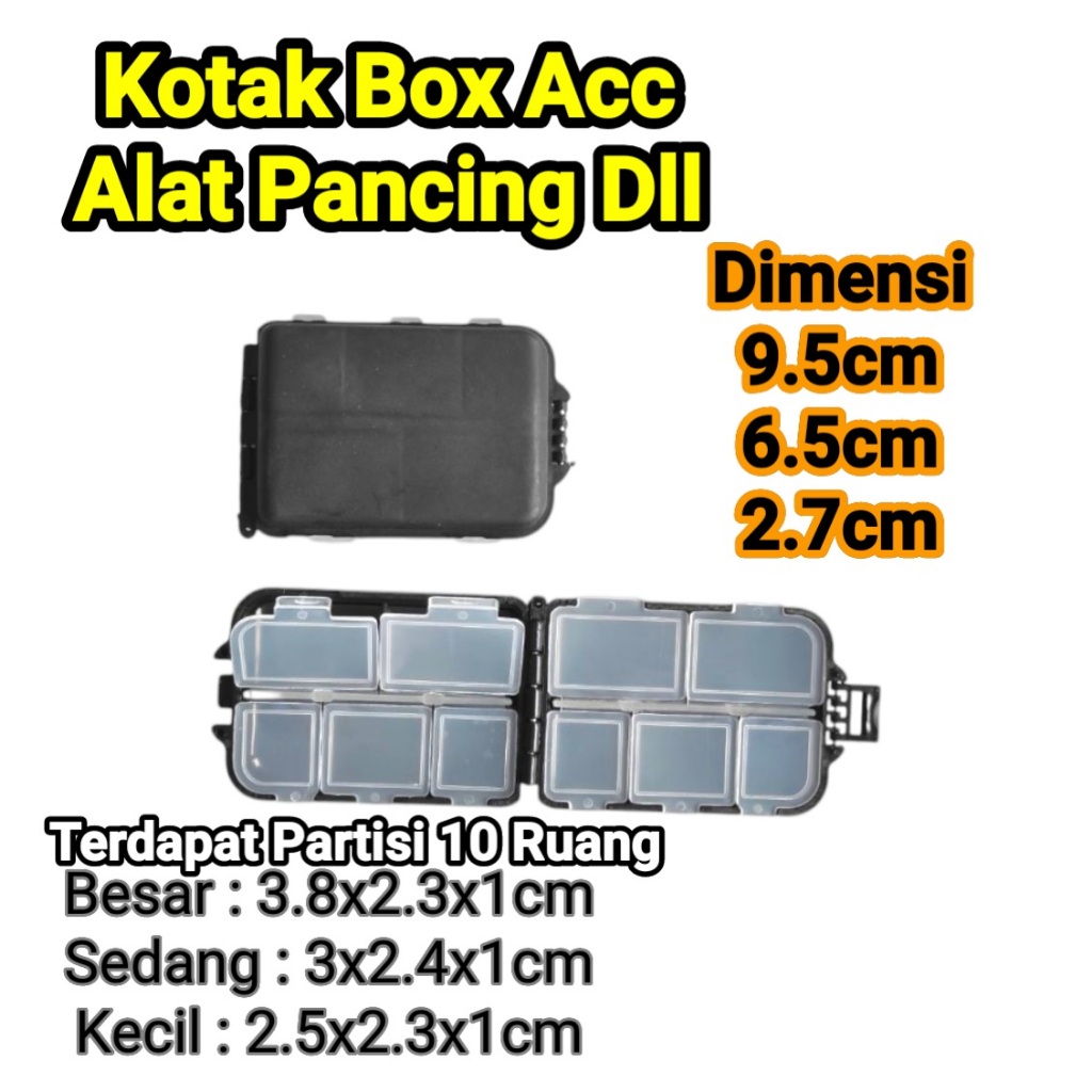 Kotak BOx Mini Kail Dan acc Pancing Kotak mini Pancing