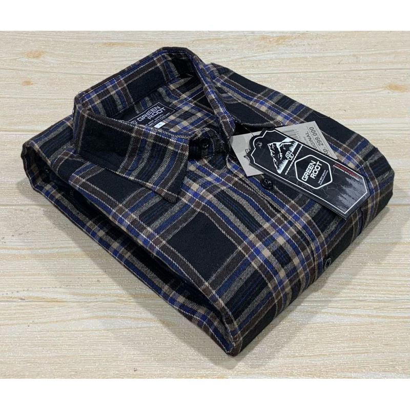 Kemeja Flanel Pendek Kotak XXL XXXL XXXXL