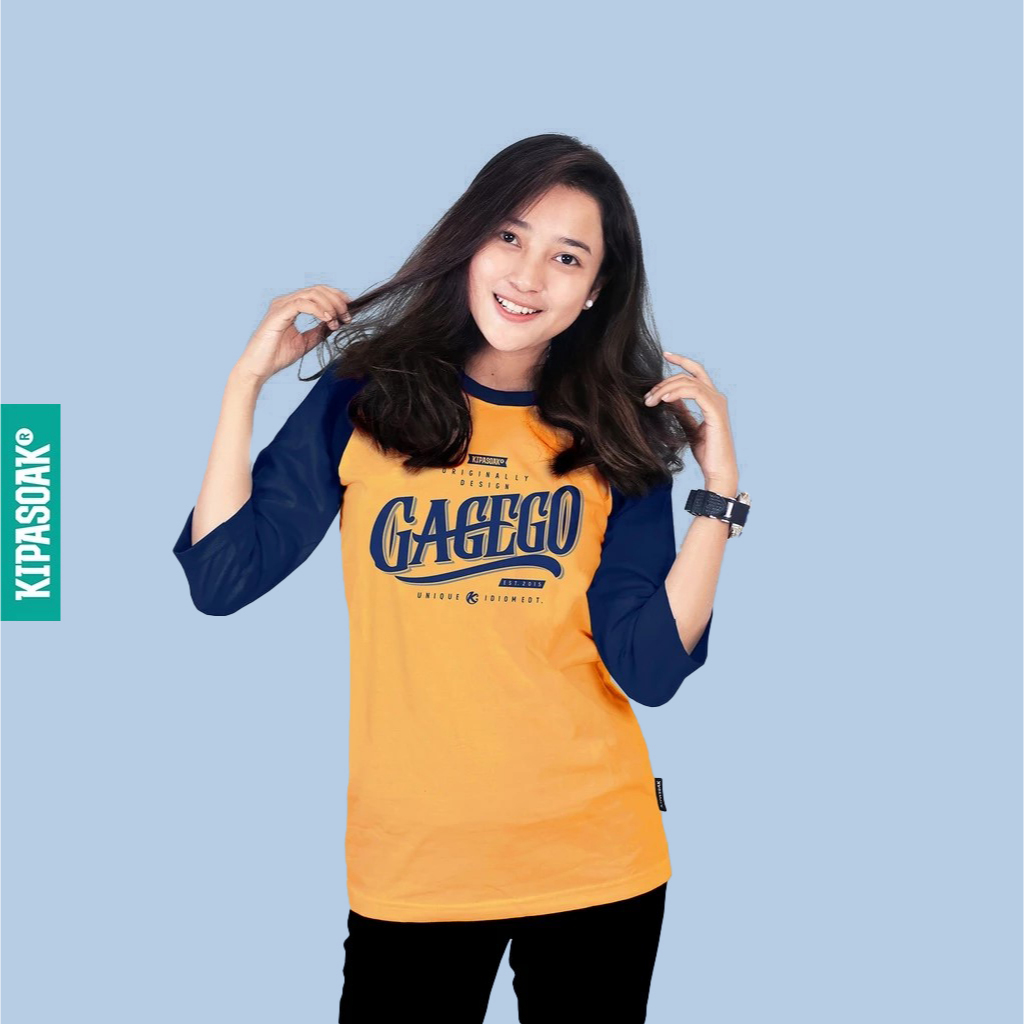 Gagego #20 Raglan Lengan 3/4 Only | Paket Anak | Kipasoak Original
