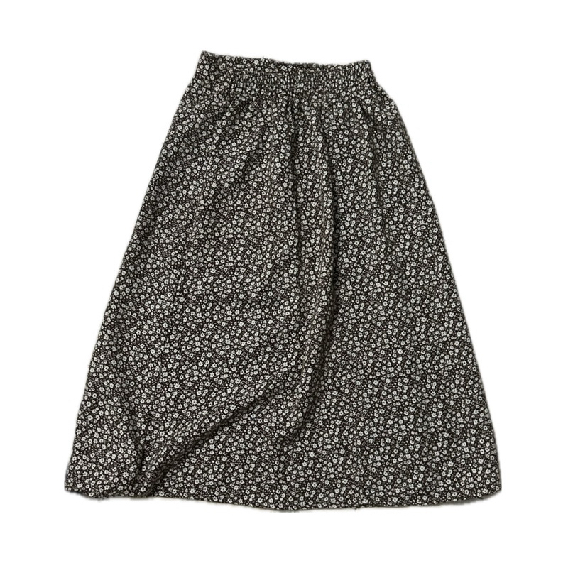 Brown Flower Skirt