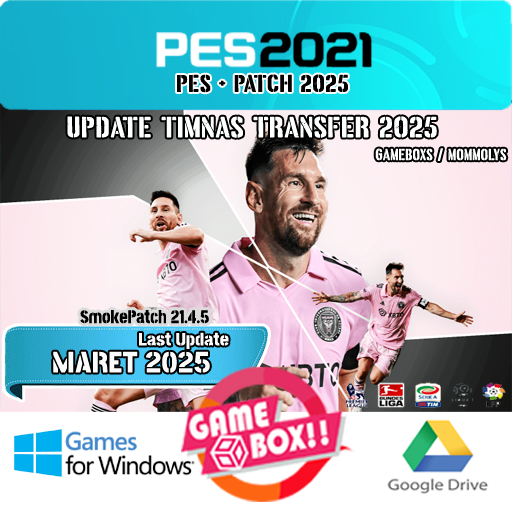 PES 2021 SMOKE PATCH 2025 - PC / LAPTOP GAMES