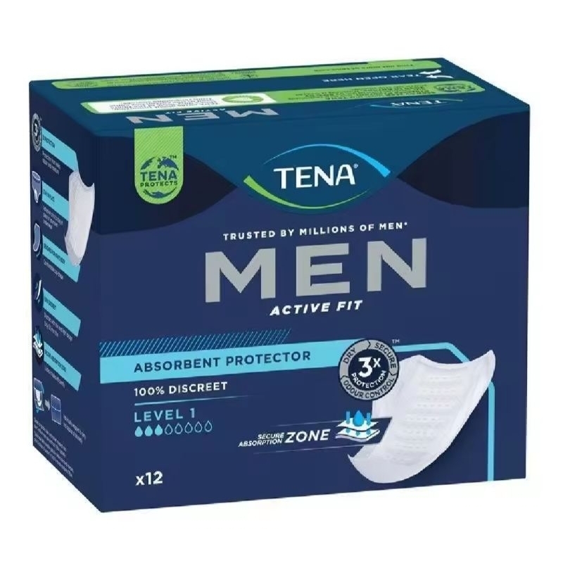 Tena Men Active Fit Absorbent Protector Level 1 ( 12 Pads )