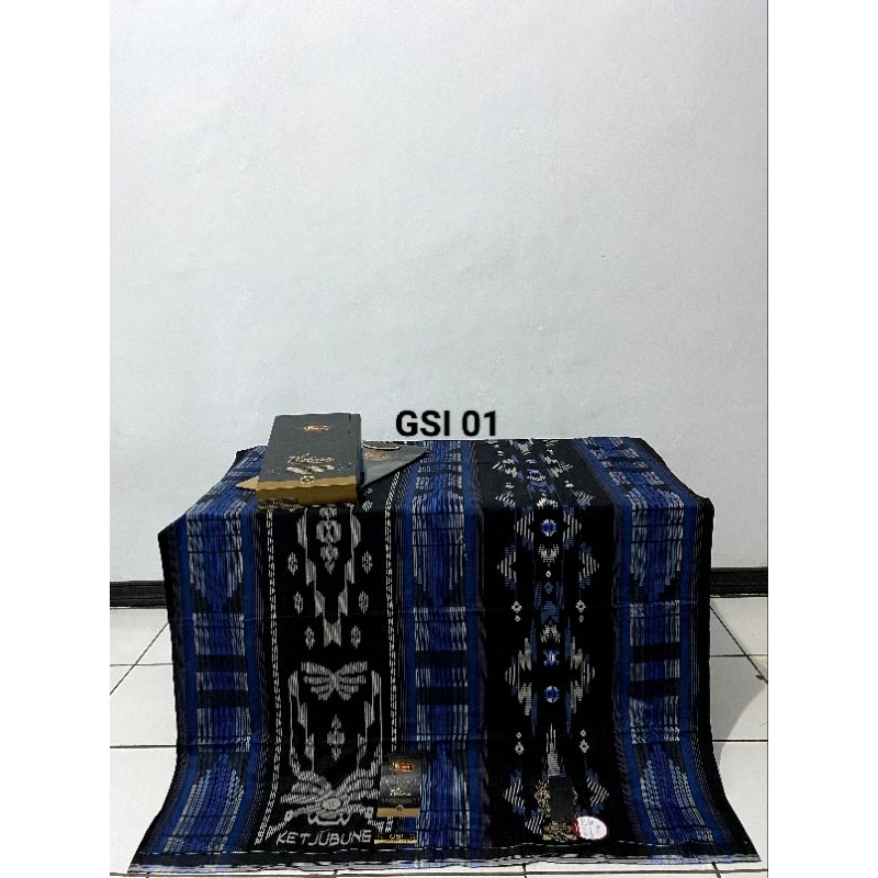 Sarung Ketjubung Platinum Motif TIS, GSI, DIS