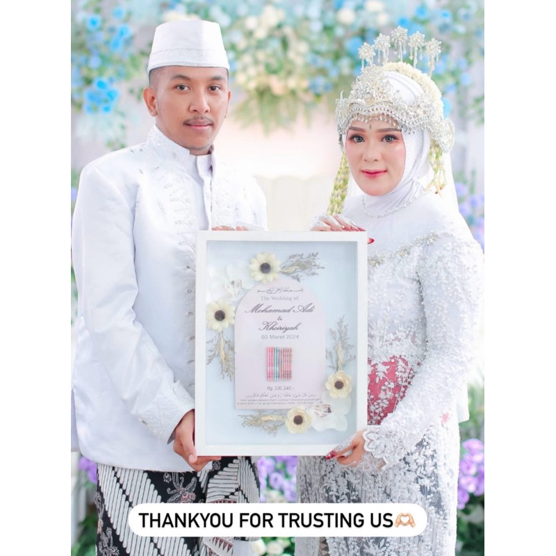 Limaukuit_Space Mahar 40X30 - Mahar - Mahar Anggrek - Mahar Kekinian - Mahar Terkini - Mahar