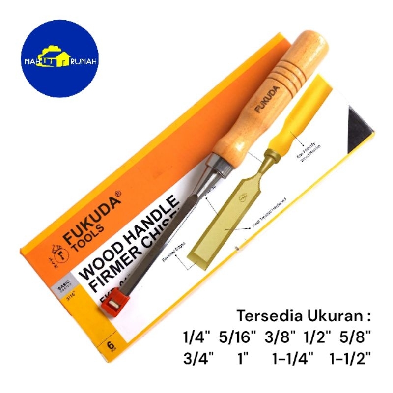 Pahat Tatah Kayu Gagang KAYU FUKUDA 5/8"