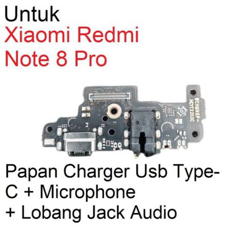 Flexible Konektor Charger Redmi Note 8 Pro Papan Konektor Charger Redmi Note 8 Pro Port Konektor Cha