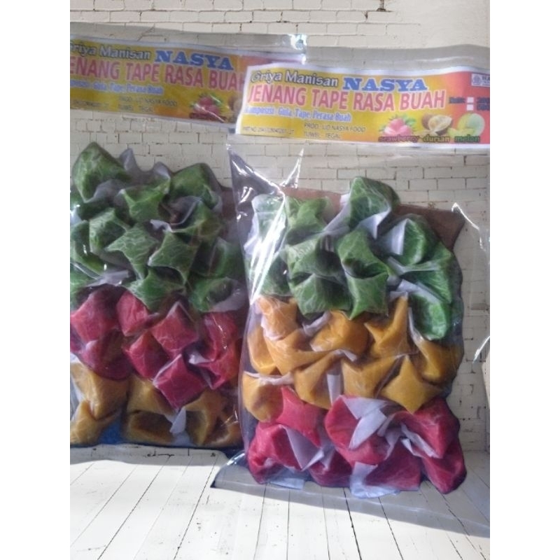 

(5Pack) Jenang Tape Rasa Buah | Jenang Tape rasa Sirsak | Dodol Tape Rasa Buah khas Guci Tegal