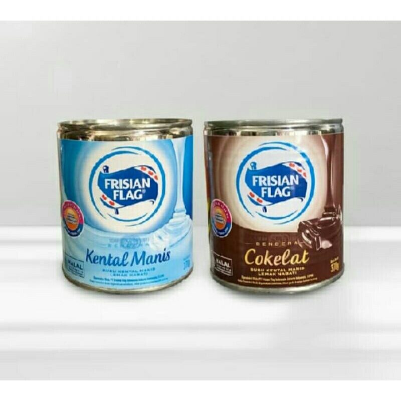 

Frisian Flag Susu Kental Manis kaleng 370 gr coklat putih