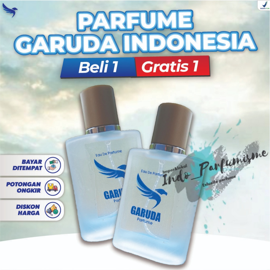 (BELI 1 GRATIS 1 ) PARFUM GARUDA INDONESIA JASMINE GREEN TEA UNISEX