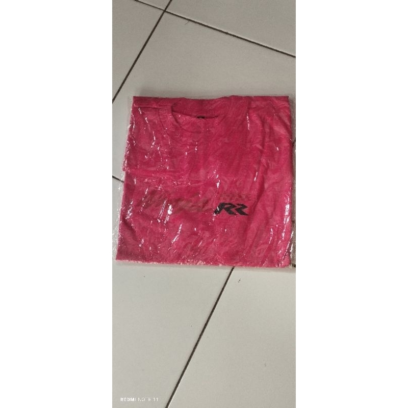 Kaos polos misty red guava bonus sablon dtf