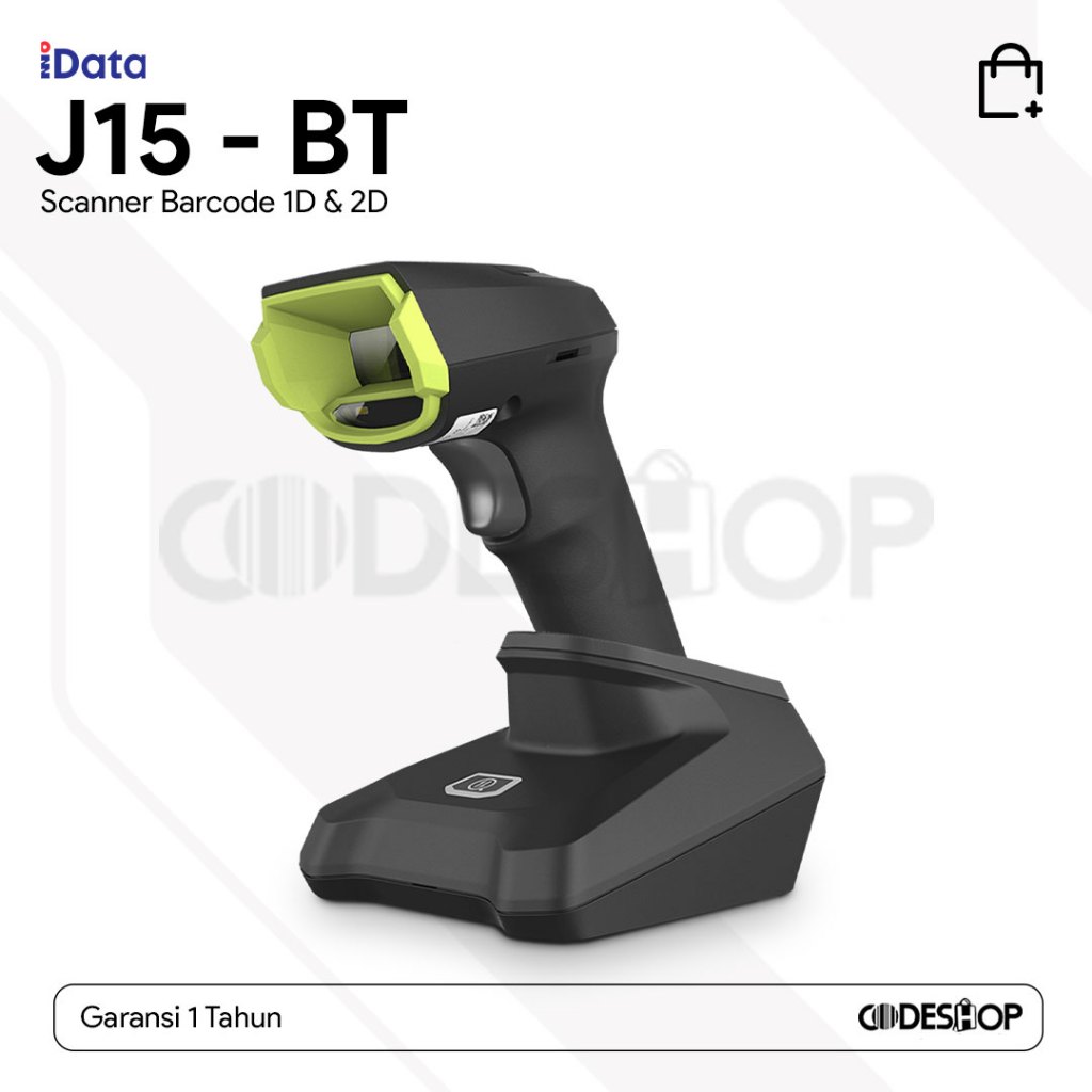iData J15 Scanner Barcode 2D Scan QR Code Handheld Bluetooth