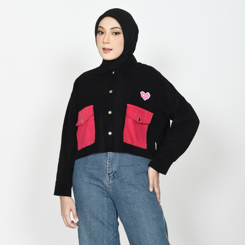 WEARWOOLIE Sallie Corduroy Crop Jaket