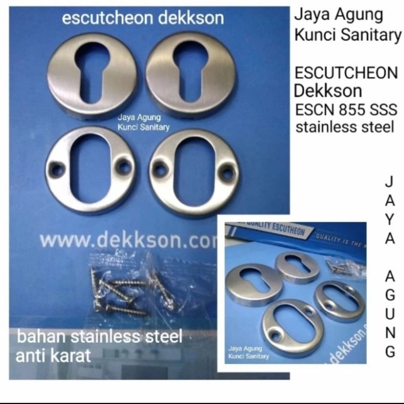 ESCURHEON Tutup Ring Kunci Silinder Cylinder Kunci Pintu Dekson