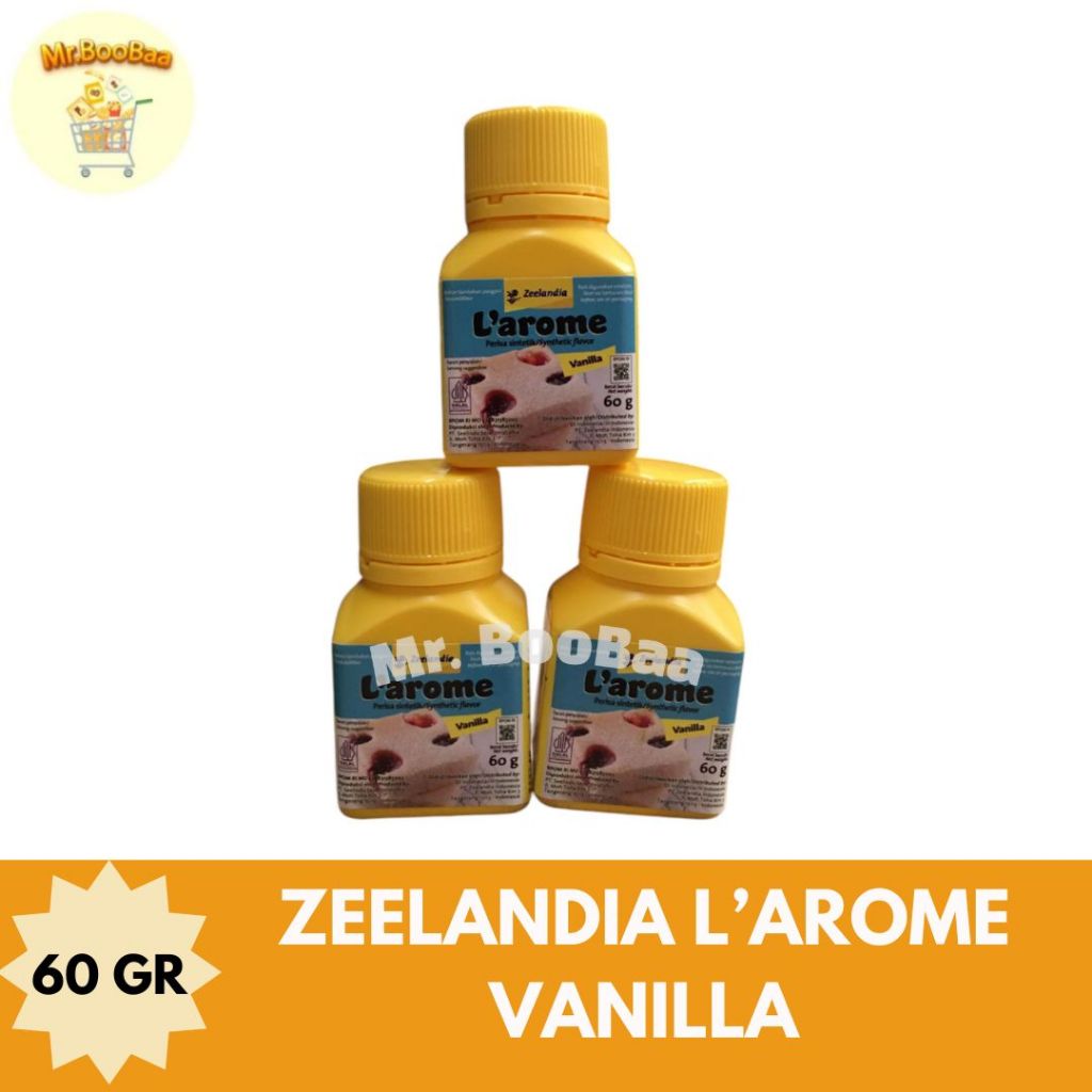 

ZEELANDIA - L'AROME VANILLA LIQUID 60GR - PERISA, PEWARNA, DAN AROMA VANILLA 60 gr