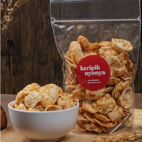 

SEBLAK BUMBU KACANG - Keripik Nyonya - Kerupuk Seblak Crispy Renyah Jajanan Pasar - Keripik Gurih