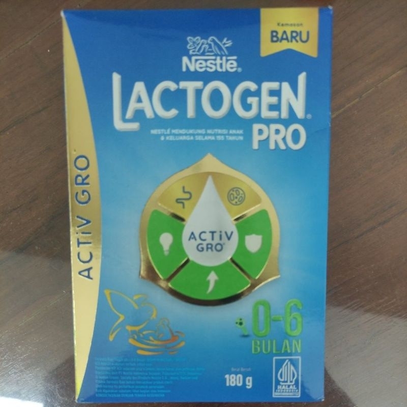 

Lactogen 1 Active Gro 0-6 Bulan 180gr Kotak