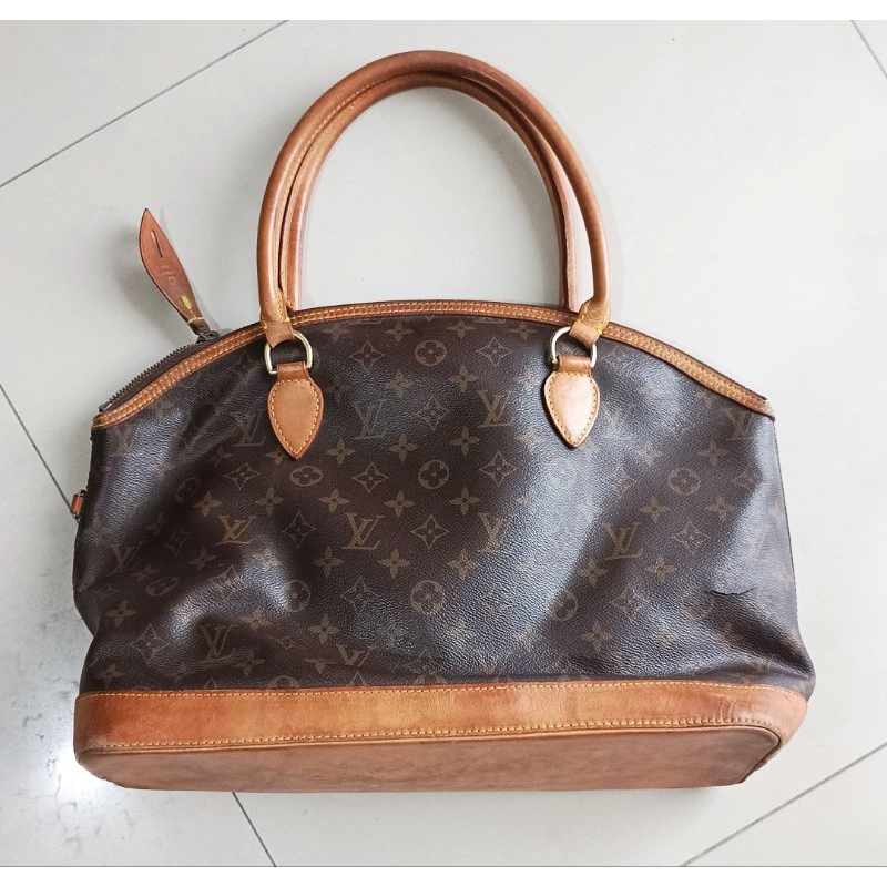 Tas Handbag Wanita Otentik Genuine Ori Louis Vuitton Monogram Lockit