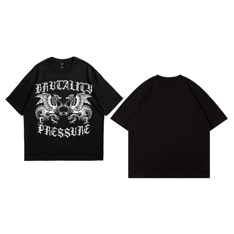 T-SHIRT OVERSIZE BRUTALITY.PRESSURE - DRAGON