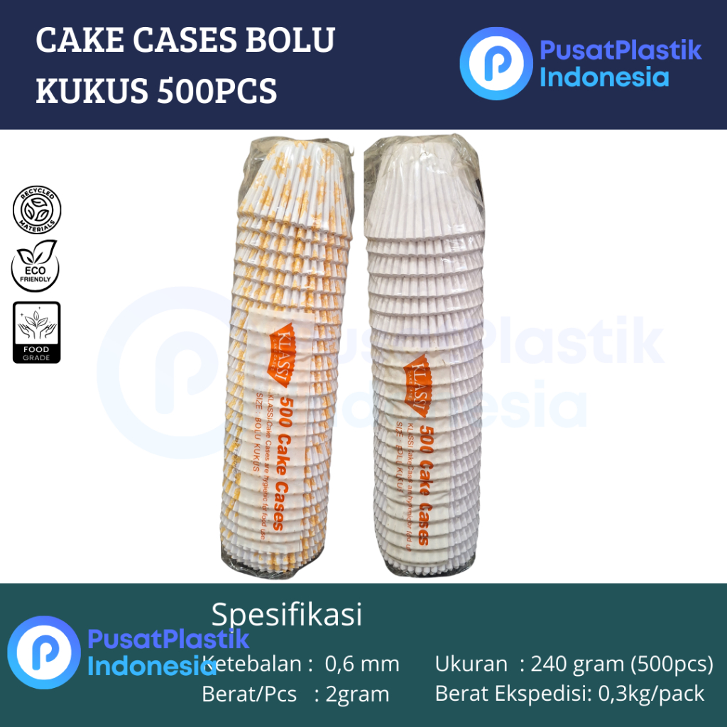 Cup kue Kertas / cup cake Cases Klassi/ Cup kue Bolu Kukus