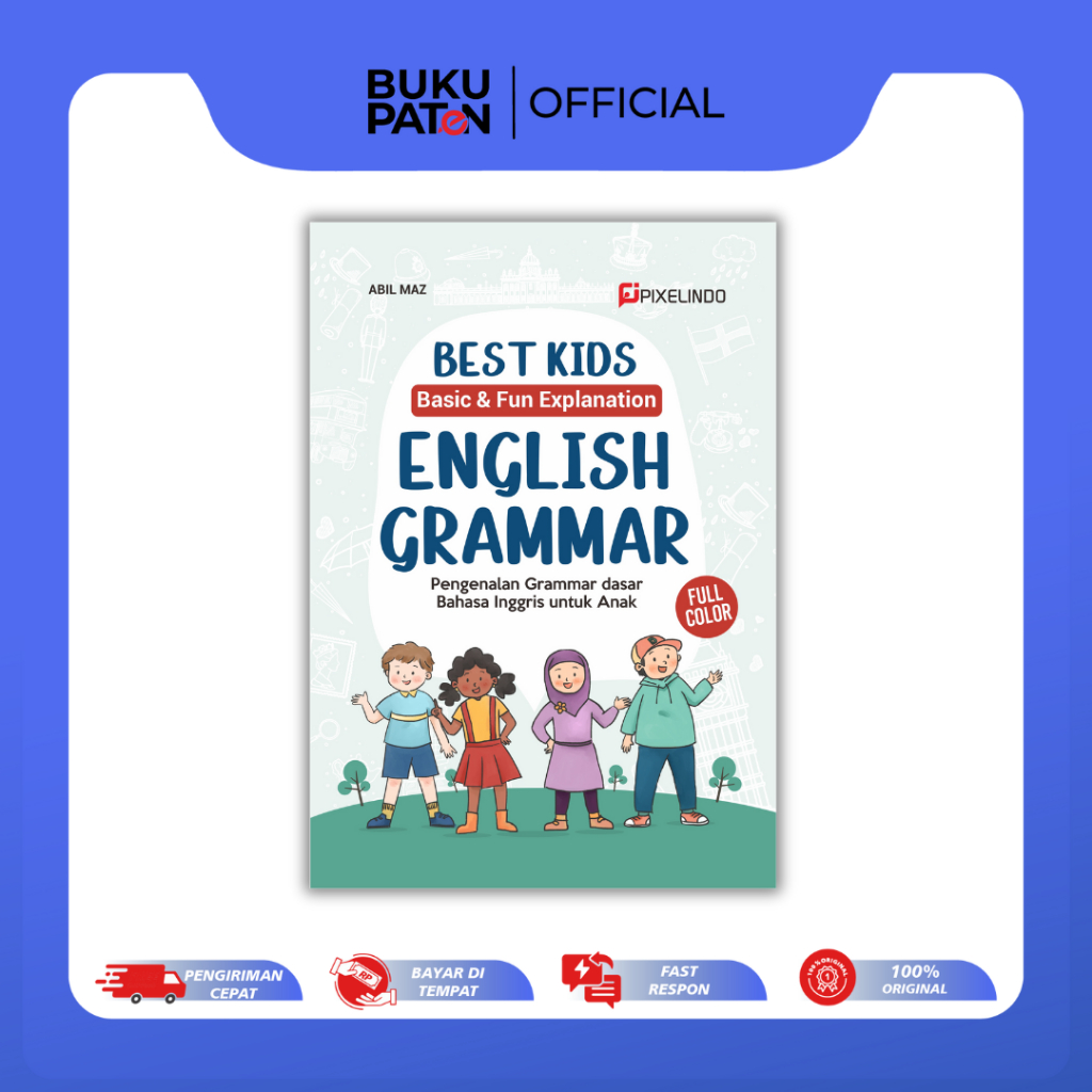 Buku Bahasa Inggris Anak Best Kids English Grammar - Buku Grammar Bahasa Inggris Anak - PIXELINDO