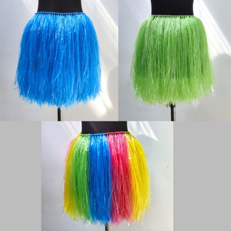 Rok Rumbai Tali Rafia/Rok hula tali rafia hand made