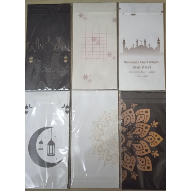 

Amplop Lebaran Panjang isi 6 motif campur