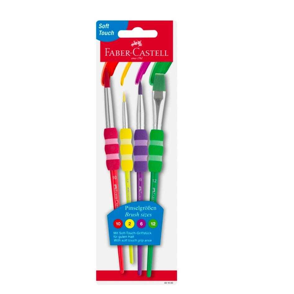 

Faber Castell Grip Brush Set 4 Colours / Kuas Set Faber Castell